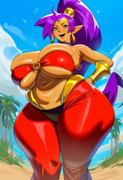 [Qoskindred] Shantae x BBC [AI Generated]