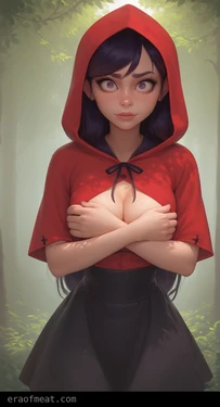 [Era_of_Meat] Violet Parr "as Little Red Riding Hood" (The Incredibles) [AI Generated]