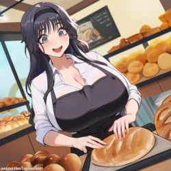 [Tamagochiiii] Kaoruko Bakery Part Time Job (AI Generated)