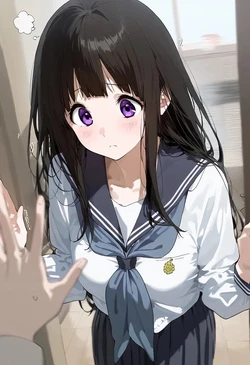 Mayaka Ihara & Eru Chitanda  ai generated