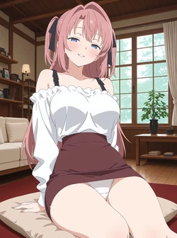 [artkaguya] Botan Kamiina | 上伊那ぼたん | Kamiina Botan, Her Drunken Appearance Is Like a Lily Flower | 上伊那ぼたん、酔へる姿は百合の花 [AI Generated]