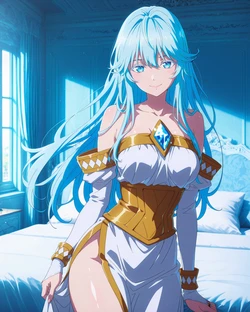 [Kinzuia_chan] (Secret Place) {Request} Elfaria Albis Serfort from Wistoria: Wand and Sword (30 pics) [AI Generated]