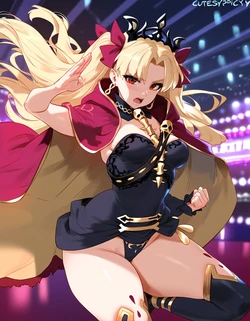 Lucyla803 Ereshkigal x BBC (Canon proportions) [Request] (200+ extra images) flatter version [AI Generated]