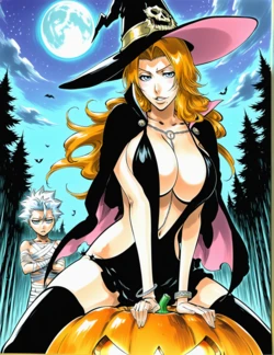 [Noxx] Matsumoto/Hitsugaya Halloween [AI Generated]