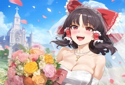 【lewdqueen】Weekend Party Queen:Hakurei Reimu [AI Generated]