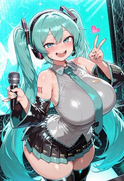 [nankoai] Hatsune Miku -初音ミク(Vocaloid)-req-default-lovehotel-BBC-NTR-recording- (Patreon) [AI Generated]