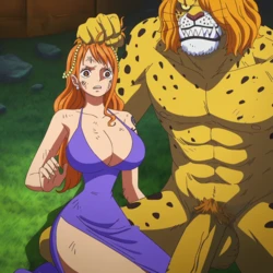 [Tbaanime] Nami x Pedro! [AI Generated]