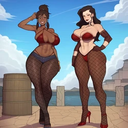Lucyla803 Korra & Asami BBC [Request] [AI Generated]