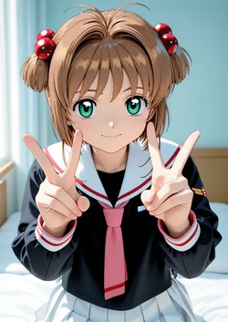 (Undresser) Sakura kinomoto /sakura card captor [AI Generated]