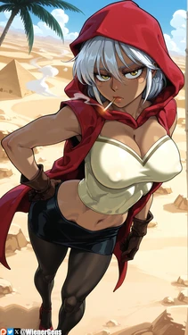 [WienerGens] Mariah soaks up the sun (Jojo's Bizarre Adventure) [AI Generated]