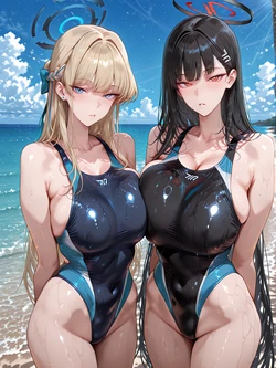 [Hoyphoybe] Rio & Toki Part1♡ | 70 + 55 With Text (Patreon) [AI Generated]