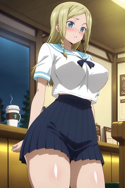 [Kotris] Ai Hayasaka in Café 💛💛 [AI Generated]