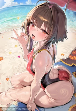 [HimeKey] このすば X BBC - Beach NTR♡（250枚） (Patreon) [AI Generated]