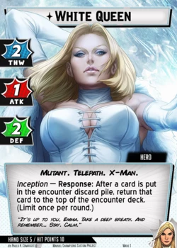 Emma Frost - Marvel Champions Custom Cards