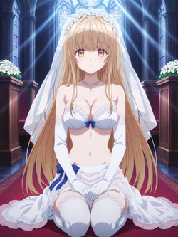 [Kurohime] 椎名真昼（ウェディングビキニ）[AI Generated]