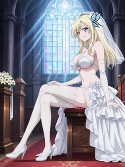 [Kurohime] 柏崎星奈（ウェディングビキニ）[AI Generated]