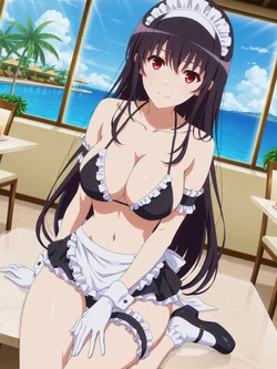 [Kurohime] 霞ヶ丘詩羽（メイドビキニ）[AI Generated]