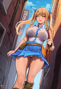 [RENZEN] Lucy Heartfilia Commission [AI Generated]