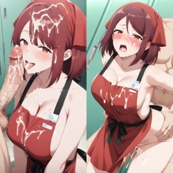 [AI Generated] 山田さん | スーパーの裏でヤニ吸うふたり