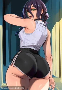 [Sinderella Art/Sina] Reze shows you why she's a THROAT DEMON (Chainsaw Man) [AI Generated]