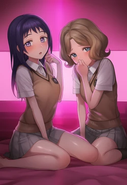 [blackmelon] 能力者たちと3Pエッチ（泡浮&湾内） [AI Generated]