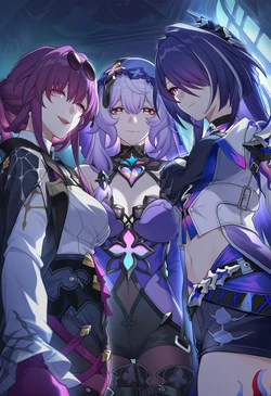 [MeowThree] Kafka, Black Swan, & Acheron (Honkai Star Rail) (59p) [AI Generated]
