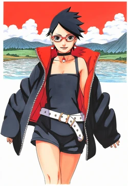 [Linwin] Sarada - Boruto [AI Generated]