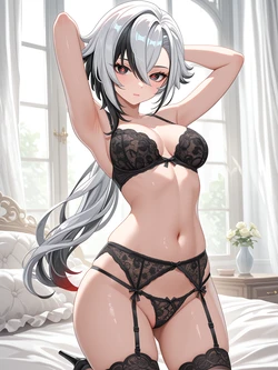 [Kyonkanie (Pantyless)] Arlecchino - Genshin Impact [AI Generated]