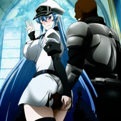 Noberu - Esdeath punished by her new specimen (Patreon) [AI Generated]