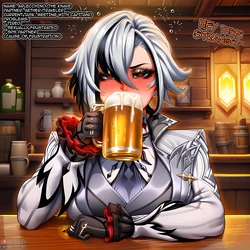 [RENZEN] Arlecchino x Mavuika [AI Generated]