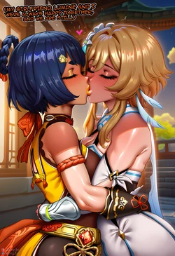 [RENZEN] Ayaka x Xiangling 2 Commission [AI Generated]