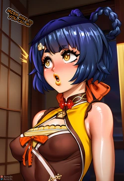 [RENZEN] Ayaka x Xiangling Commission [AI Generated]