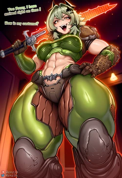 [RENZEN] Doomguy Caesar Comic [AI Generated]