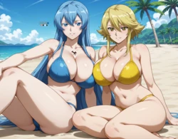[EternoAI] Esdeath and Leone [AI Generated]
