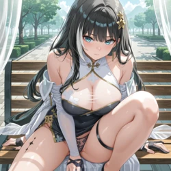 [Kyonkanie (Pantyless)] Baizhi - Wuthering Waves [AI Generated]