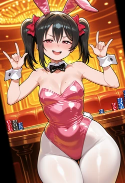[Nankoai] Nico Yazawa -Bunnysuit -Casino -BBC (Love Live!) [AI Generated]