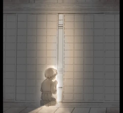 [鉱油] 儀式を覗く少年