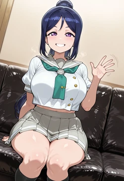 [nankoai] Kanan Matsuura-松浦果南-uniform-thighhighs-casting.couch-lovehotel-recording-BBC- (Patreon) [AI Generated]