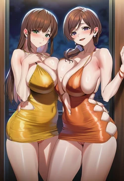[ChocoPizza] v4c-3p-tachibana hina + kawamoto akari 232 [AI Generated]