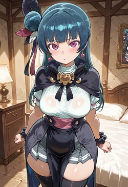 [nankoai] Yohane- ヨハネ(Genjitsu no Yohane)-hb-uniform-fishnets-bedroom-recording.livestream- (Patreon) [AI Generated]