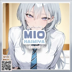 [Pixiv] Mio Haimiya // 灰宮 美桜 | Haimiya-senpai wa Kowakute Kawaii [AI Generated]