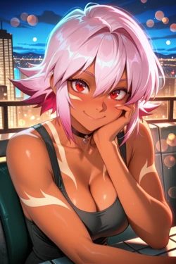[DibzPrintz] Black Rose/ Akira Hayami (.hack// ) [AI Generated]