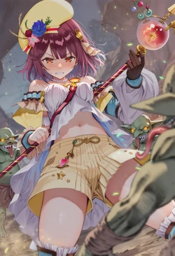 [ぽんぽん] ソフィーの敗北 [AI Generated]