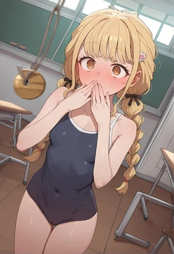 [Chisato] Hypnotizing Kotone Fujita in the Classroom [AI Generated]