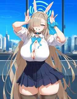 Lucyla803 Asuna (Blue archive) BBC [Request] [AI Generated]
