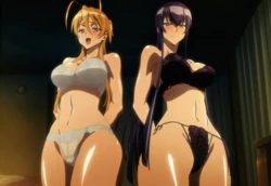 JarenTr - Saeko Busujima & Rei Miyamoto x Takashi (Patreon) [AI Generated]