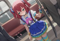 [Chisato] 痴漢電車 黒澤ルビ [AI Generated]