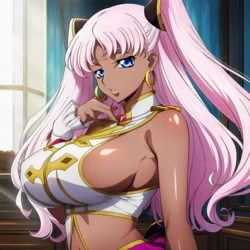 [TsarAi] [Textless] Catherine Sabathra (Code Geass: Rozé of the Recapture) [AI Generated]
