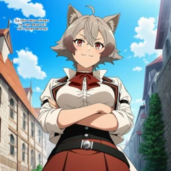 [TsarAi] [Request] Linia and Pursena's Lost Duel (Mushoku Tensei) [AI Generated]