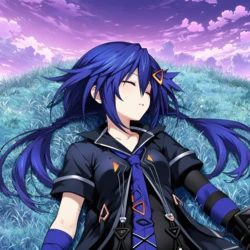 [TsarAi] [Request] Ankokuboshi Kurome's Fall from Grace (Hyperdimension Neptunia) [AI Generated]